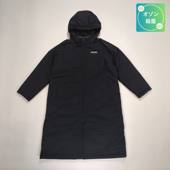 オークリー OAKLEY ベンチコート M 美品 ブラック ゴールドロゴ