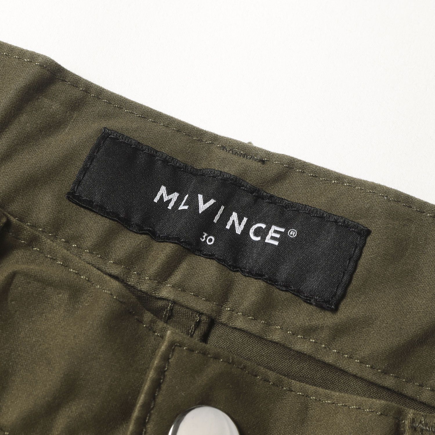 MLVINCE メルヴィンス パンツ サイズ:30 / 裾ジップ ストレッチ ピーチ