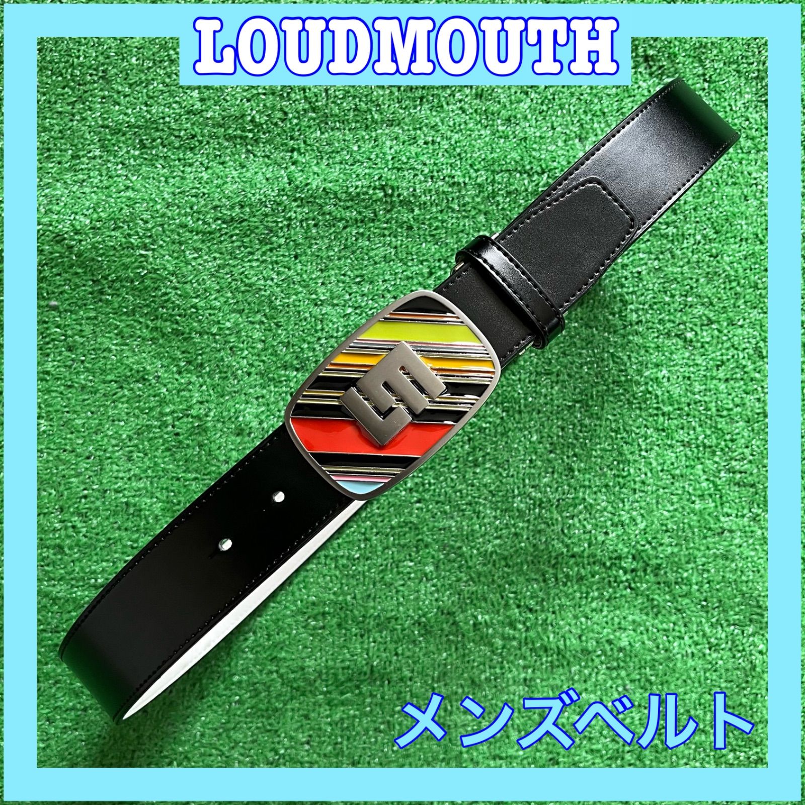 USED】LOUDMOUTH ラウドマウス レザー ゴルフベルト W96以内 - メルカリ