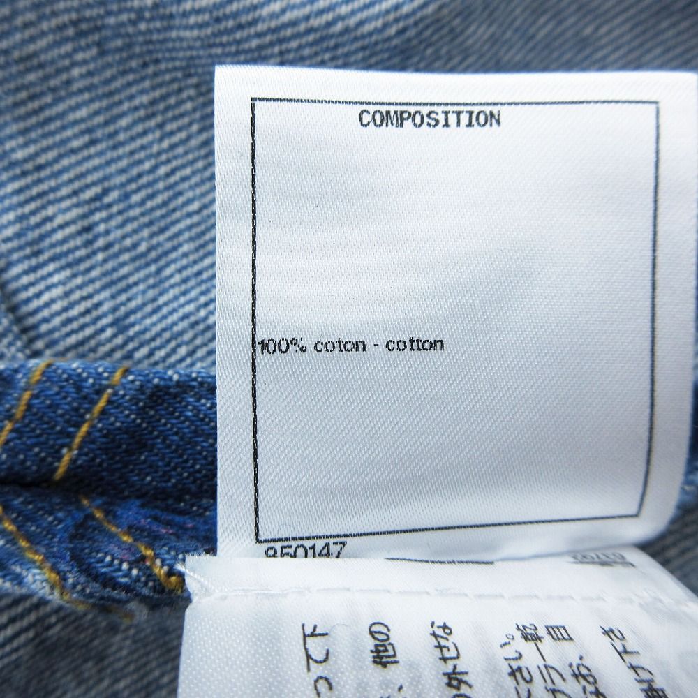 極美品 シャネル Coco Chanel 22P ロゴプリント ココマーク デニム