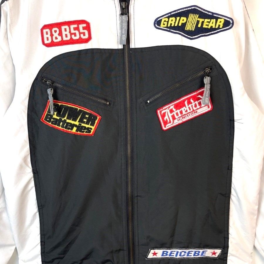 BEIGEBE WEARレーシングジャケットブルゾンナイロンジャケット