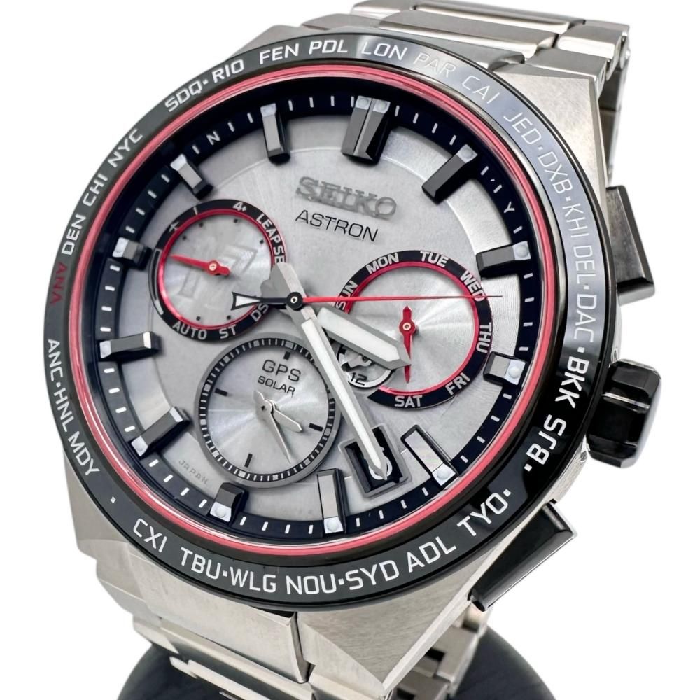 SEIKO|セイコー アストロン 大谷翔平1700本 SBXC125 5X53-0BX0 箱|保あり GPS 腕時計 チタン ソーラー グレー文字盤 メンズ 真子質店 GD