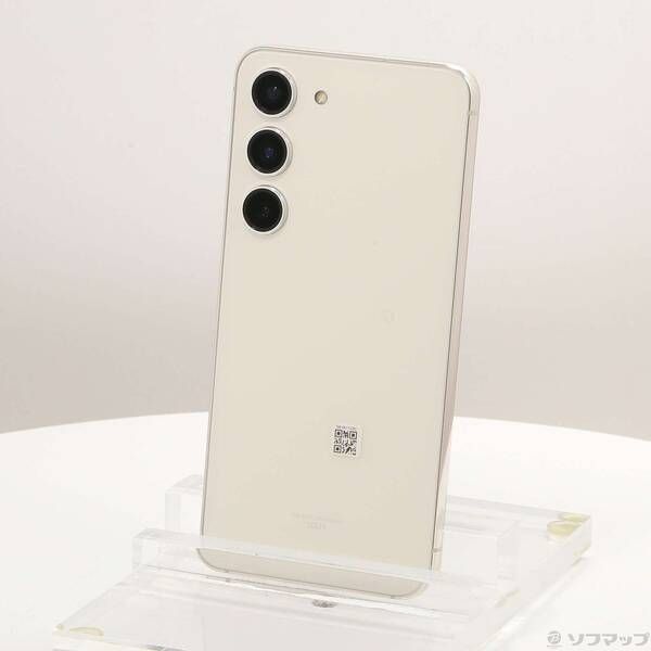 中古品〕 Galaxy S23 256GB クリーム SCG19 au SIMフリー【349