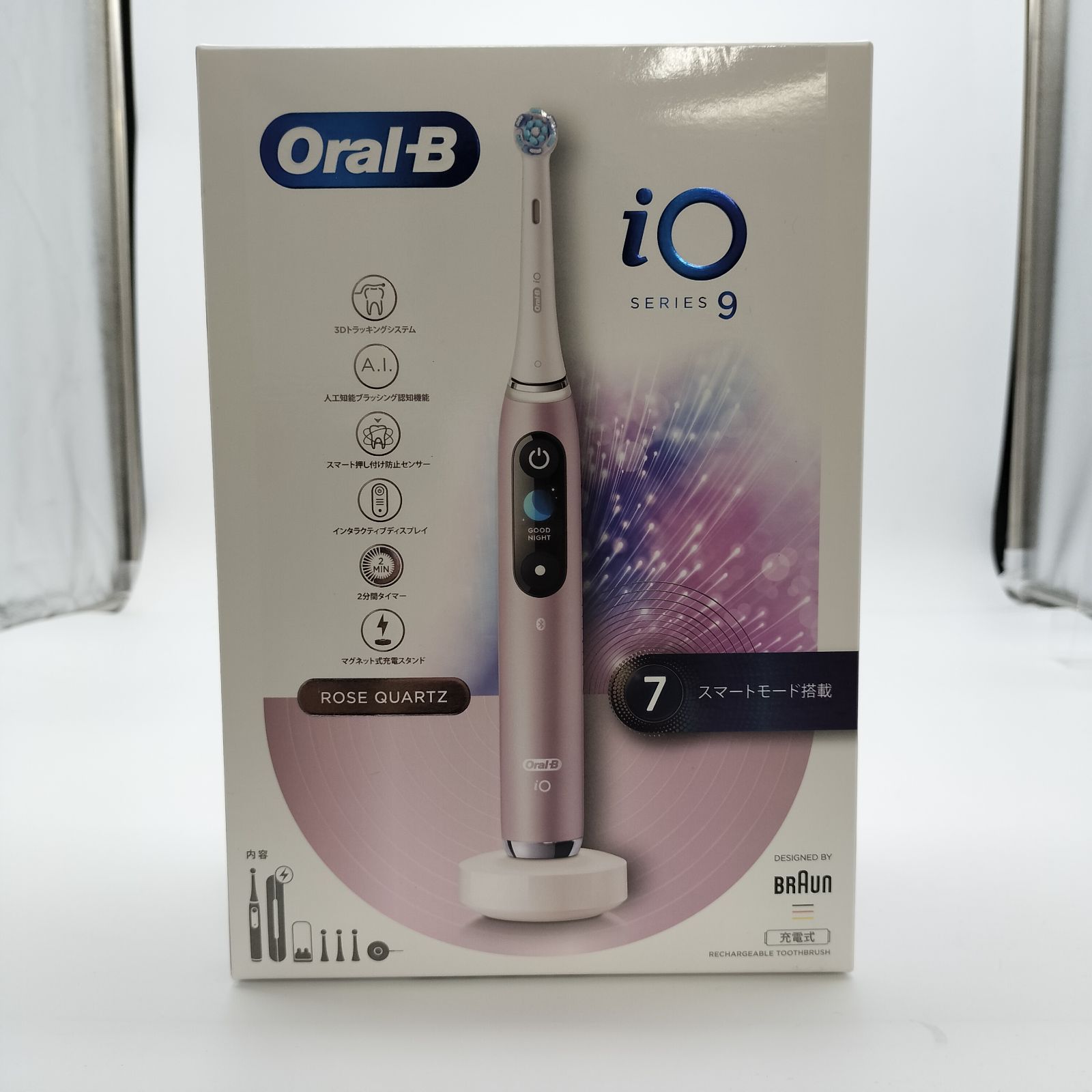 即購入OK】【早い者勝ち】【希少】BRAUN Oral-B IO9+ 替えブラシ付き
