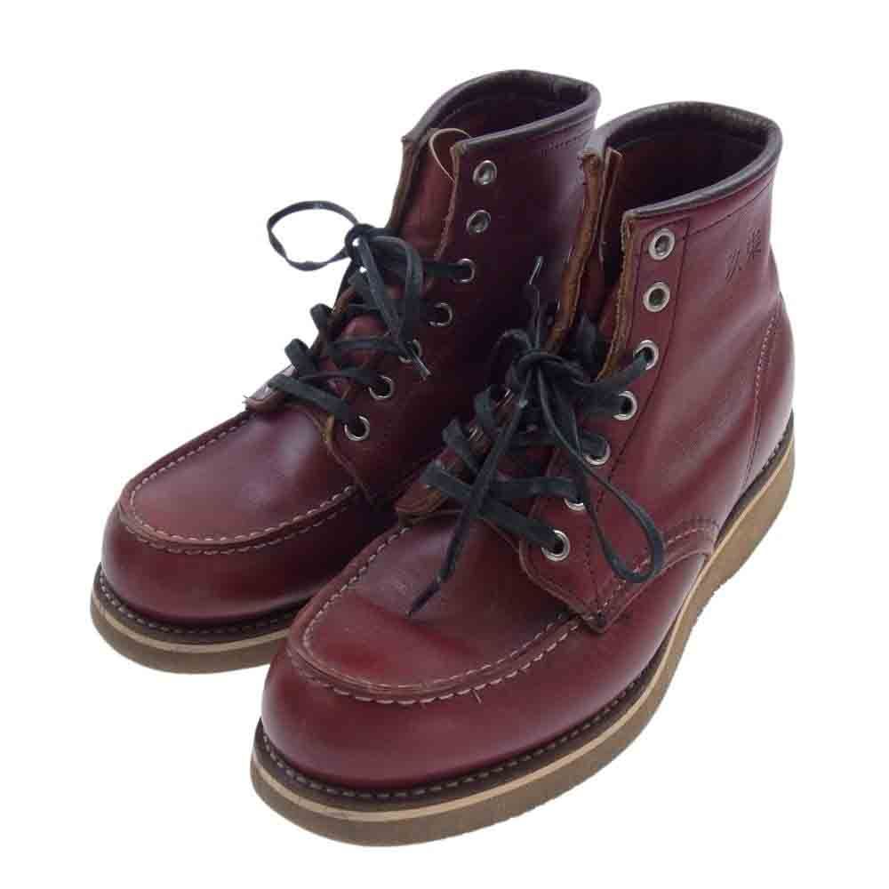 RED WING レッドウィング ブーツ 8875 香港返還モデル CLASSIC MOC クラシック モック ワーク ブーツ ソールカスタム エンジ系 5.5E【中古】