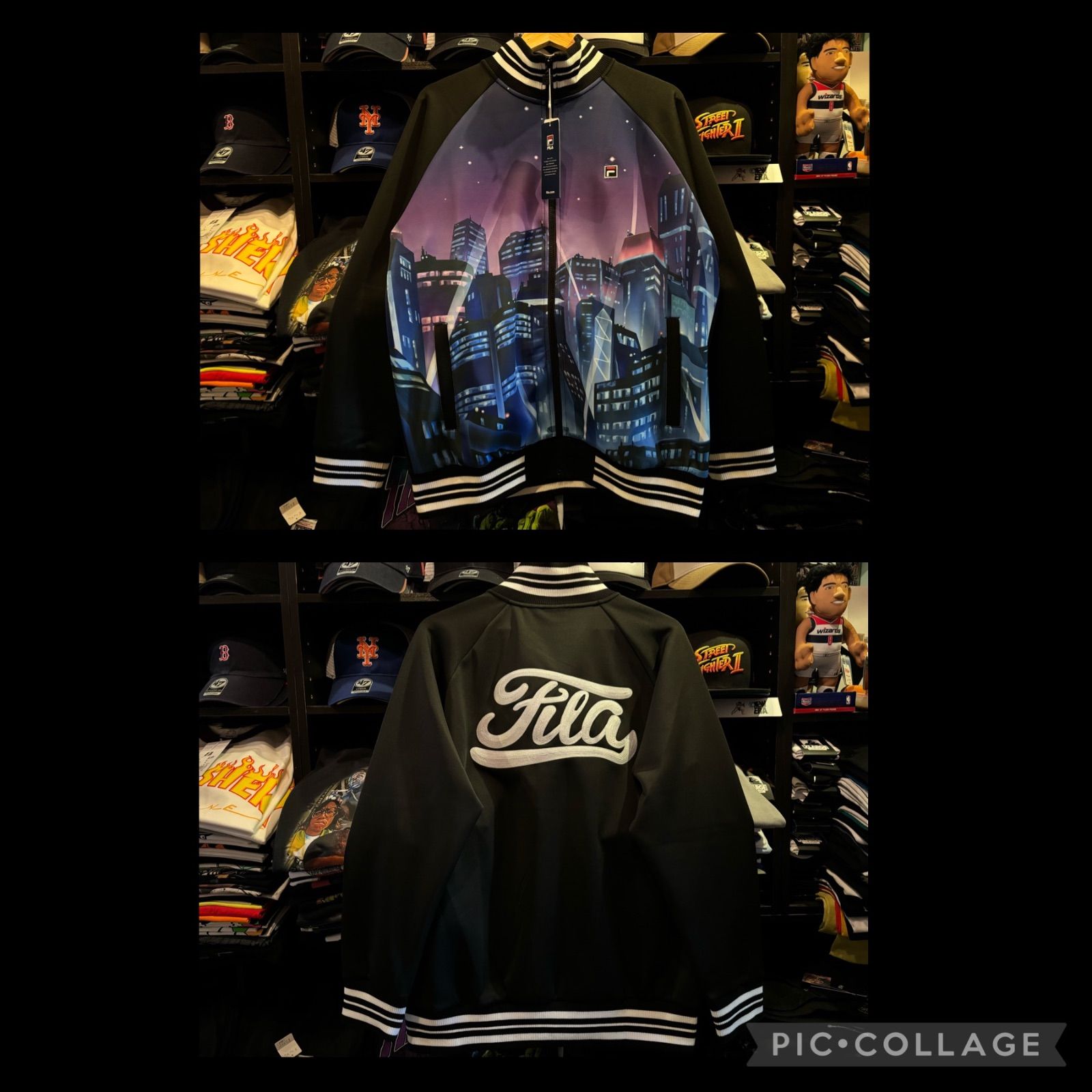 FILA x JP THE WAVY Track Jacket BLK 24SS-S フィラ ジェイピー トラックジャケット Lサイズ