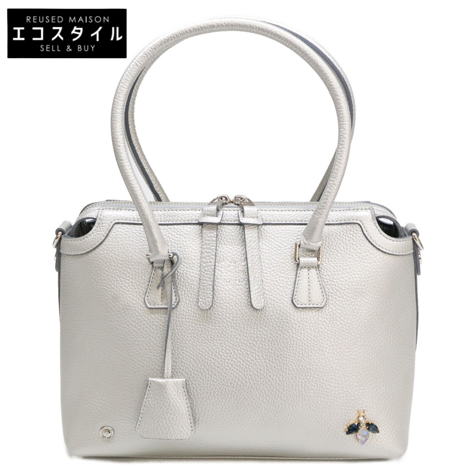 A.D.M.J. Accessoires De Mademoiselle ADMJ 【美品】THE BEE 牛革 