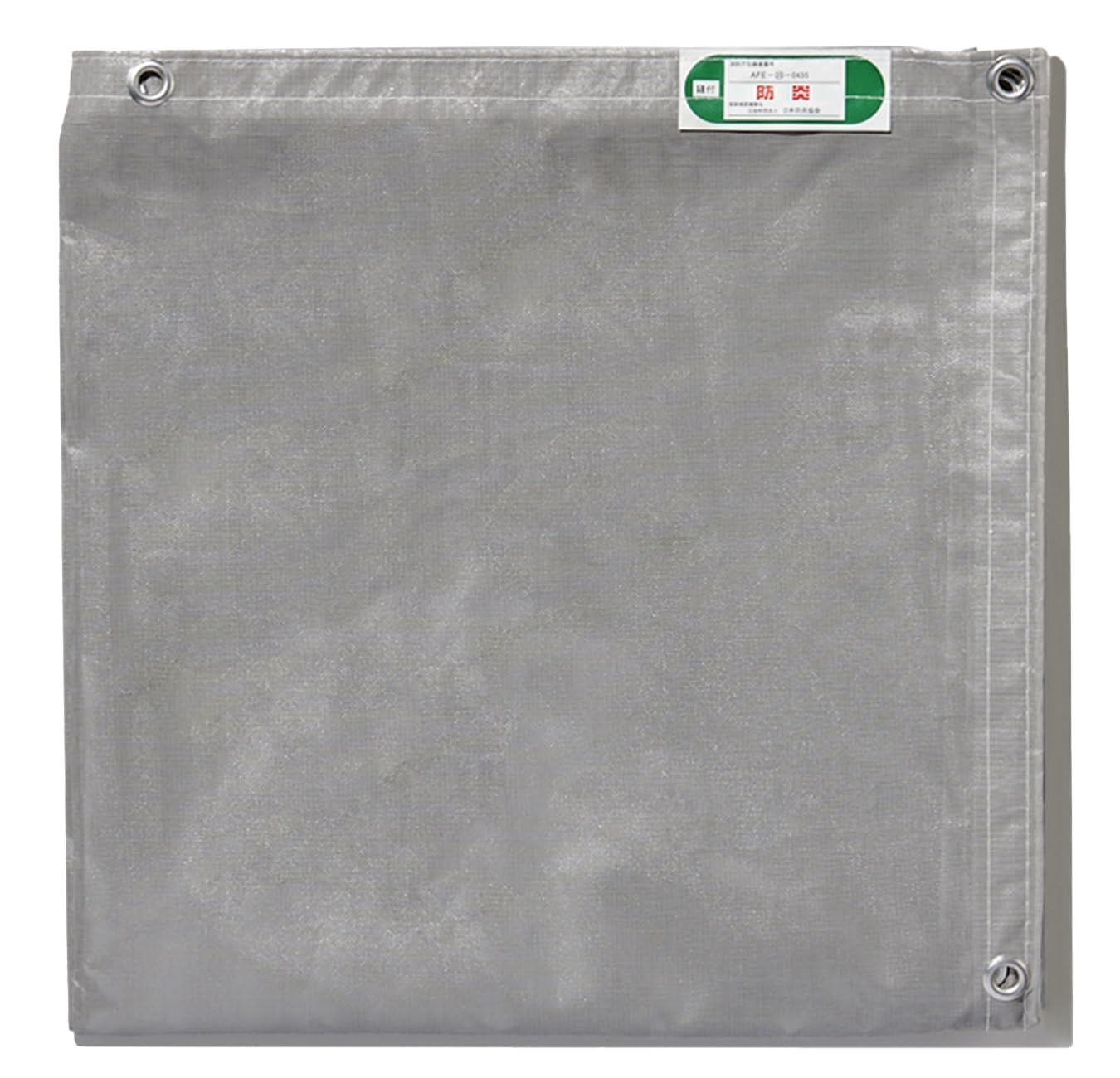 モリリン 日本製 防炎 メッシュ シート 3.6×5.4m 難燃 足場養生 飛散防止 防風 防砂 軽量 屋外 工事 建築 国産防炎メッシュシートII類 MRM-302M M3654GH グレー