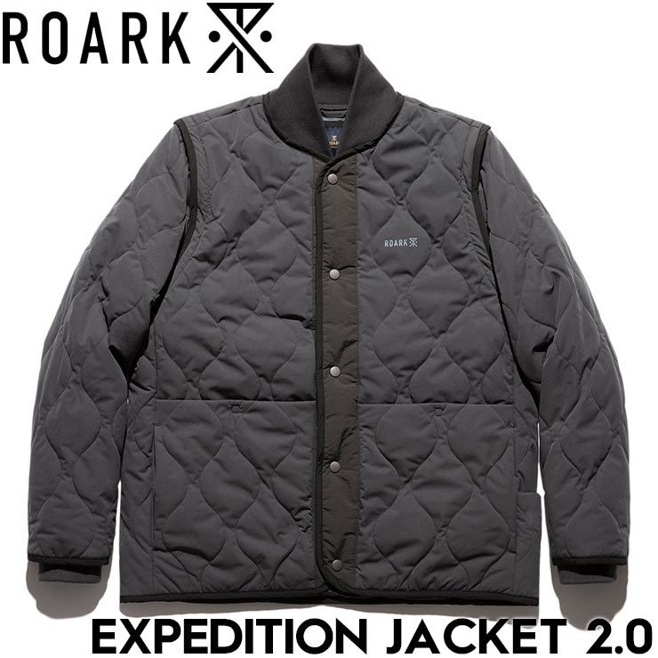 中綿ジャケット THE ROARK REVIVAL ロアークリバイバル EXPEDITION JACKET 2.0 RJJ1050-DGY 日本代理店正規品