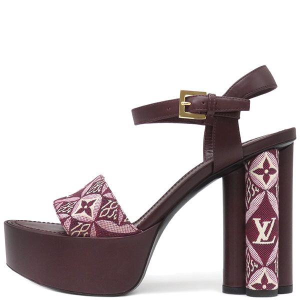 ルイヴィトン LOUIS VUITTON サンダル SINCE 1854 プラットフォーム 