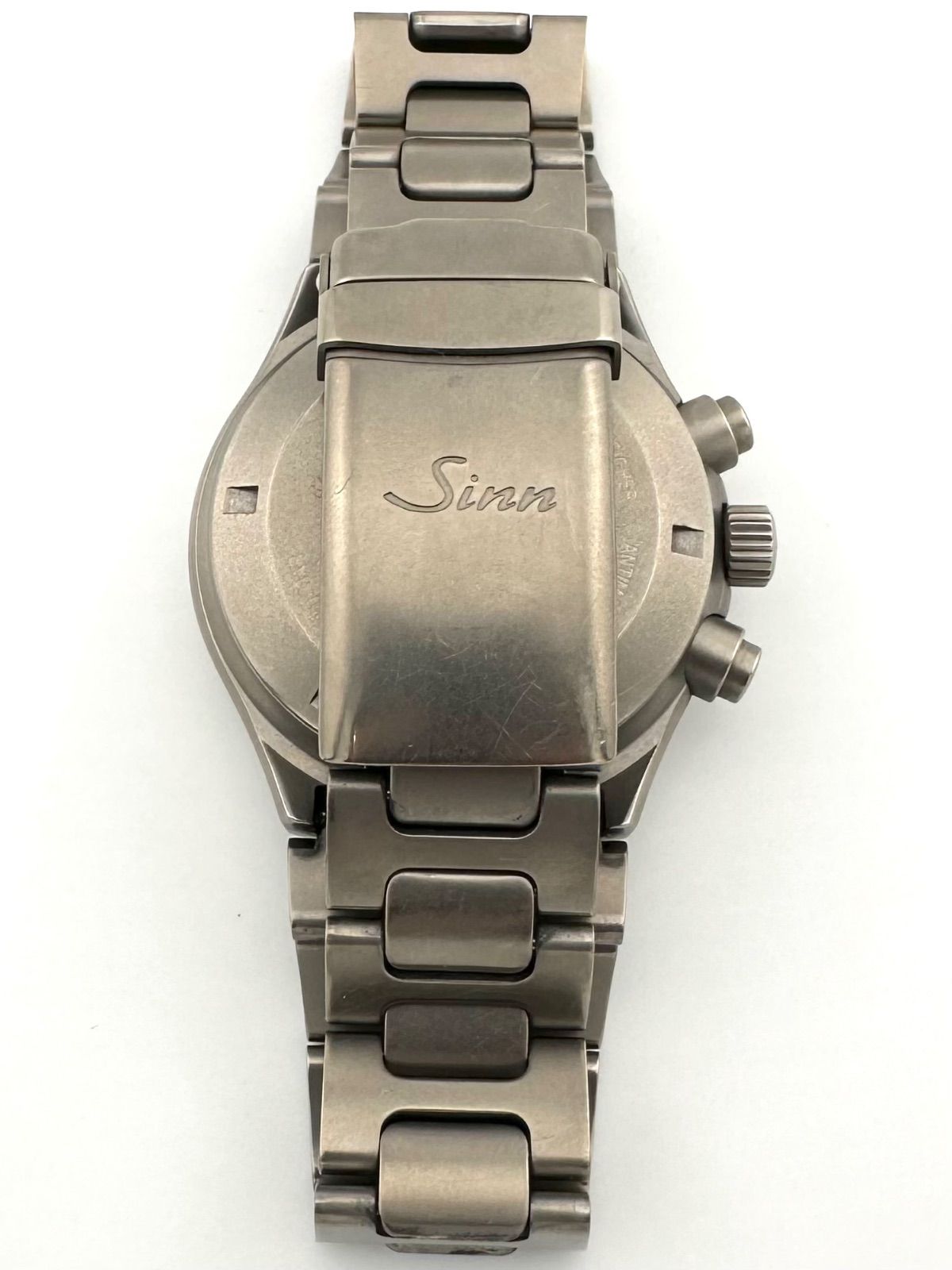 SINN 157.TI クロノグラフ デイデイト クロノグラフ 自動巻き時計 チタン レマニア5100 ジン - メルカリ