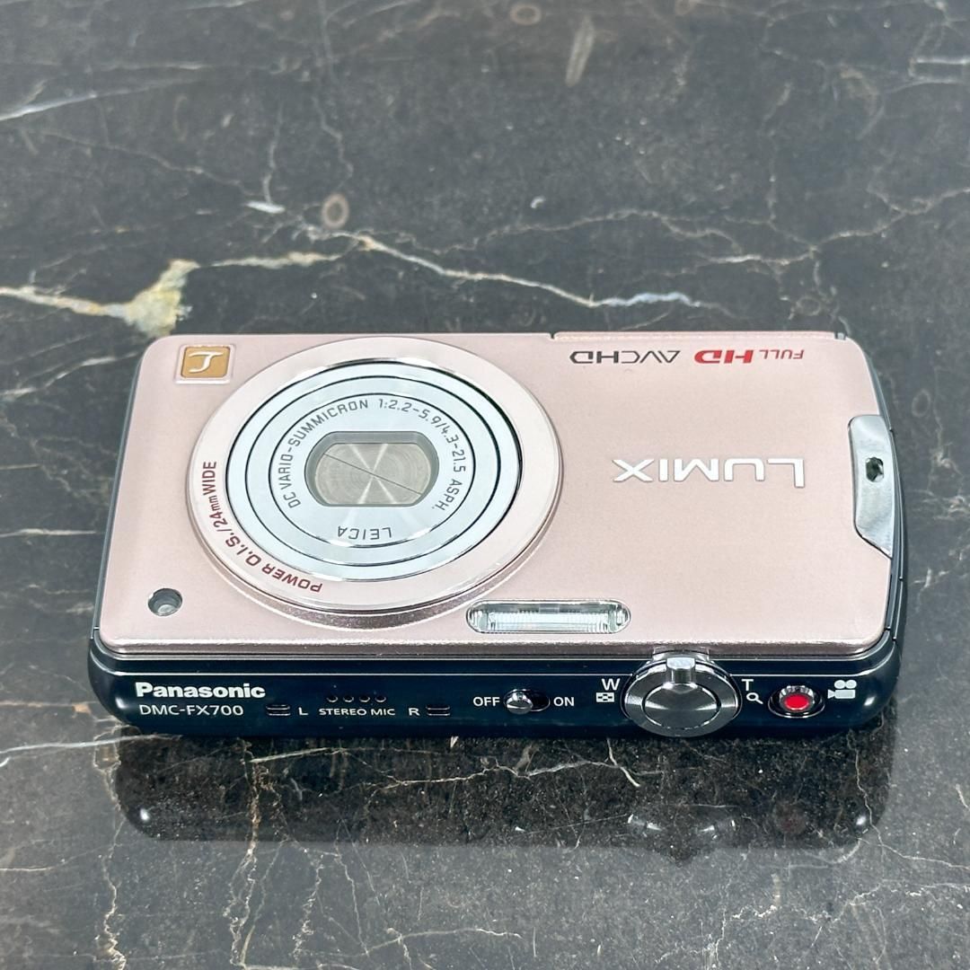 【美品】Panasonic LUMIX DMC-FX700 ピュアピンクゴールド Panasonic LUMIX DMC-FX700 ピュアピンクゴールド パナソニック
