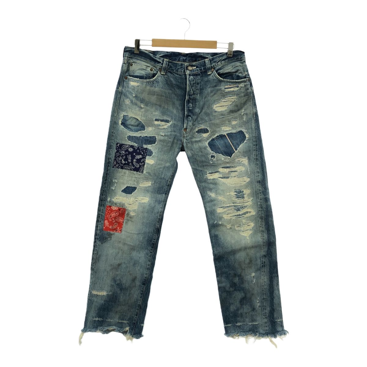 BIG JOHN ビッグジョン M103J リペア加工 デニムパンツ ボトムス 