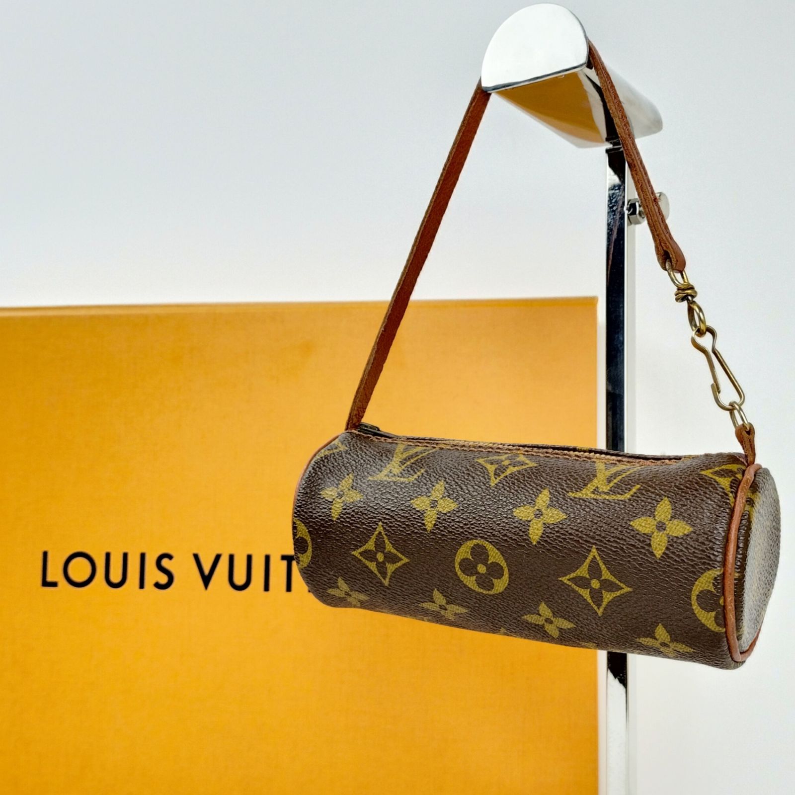 ルイヴィトン モノグラム パピヨン ポーチ ミニボストン