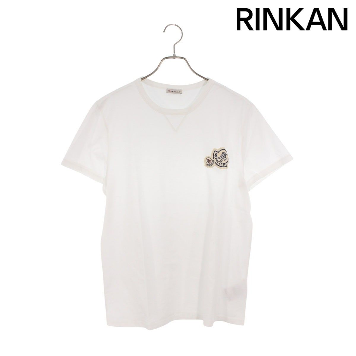 モンクレール  MAGLIA T-SHIRT G20918C00038 ロゴワッペンTシャツ メンズ M 【2/27～3/17 タイムセール】