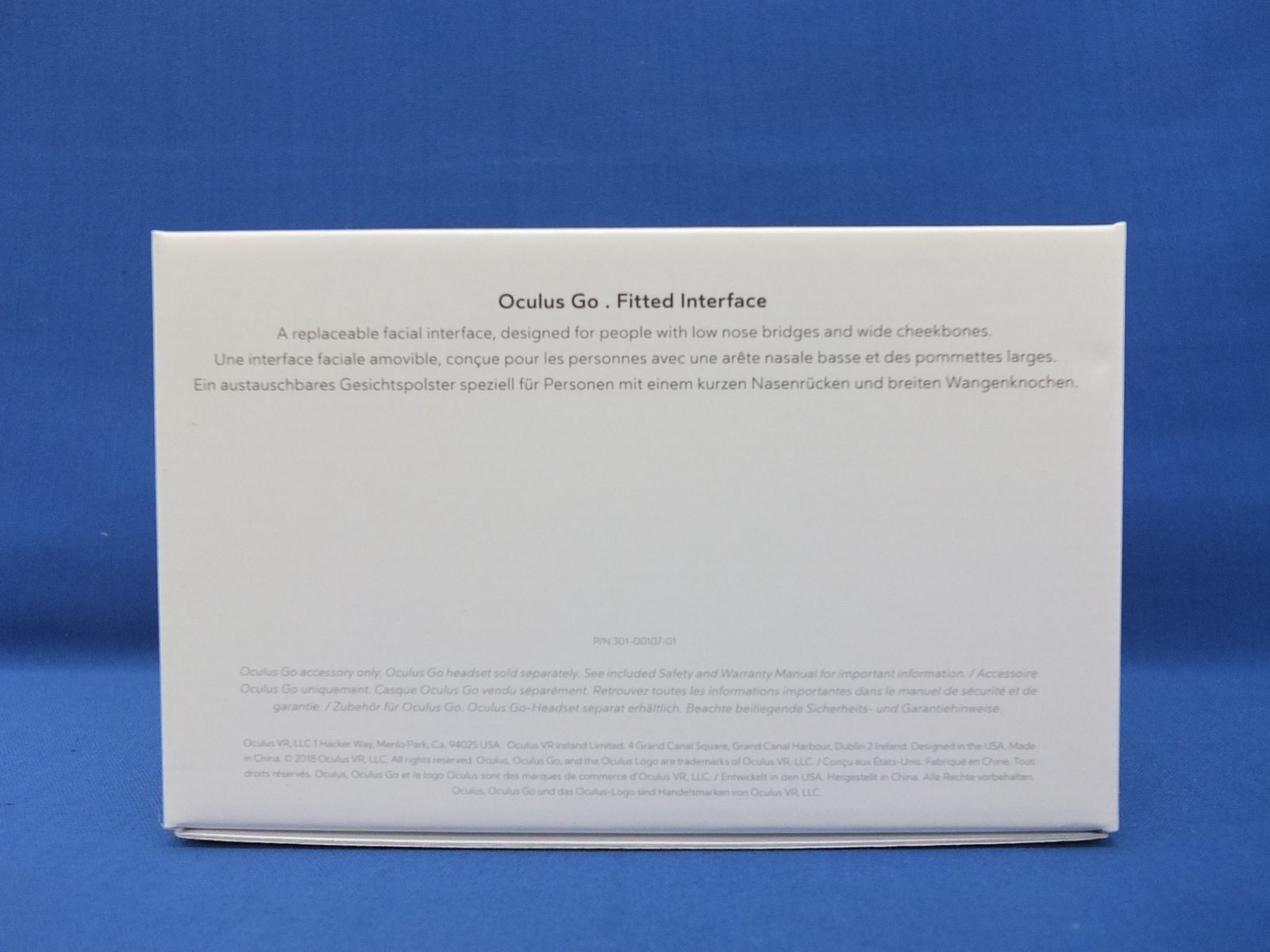 oculus Go/ Fitted Interface 接顔パーツ VRゴーグル用 /オキュラス  