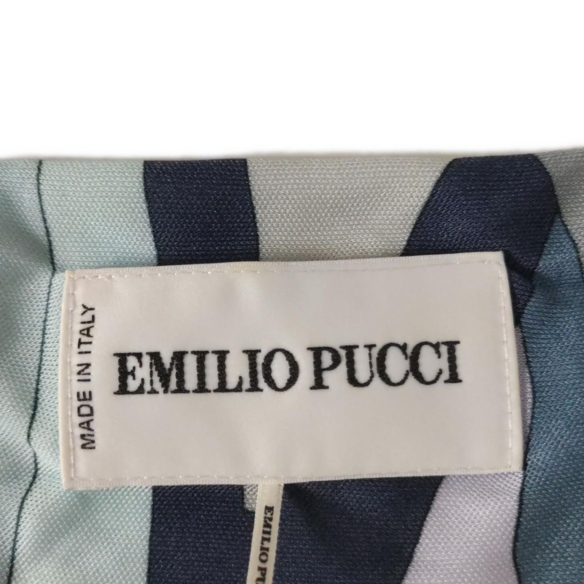 $ EMILIO PUCCI マルチカラー ひざ丈ワンピース 半袖 EMILIO PUCCI(PUCCI)(エミリオプッチ) ワンピース サイズ36 S