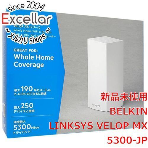 bn:1] BELKIN メッシュ Wi-Fi 6 ルーター LINKSYS VELOP MX5300-JP