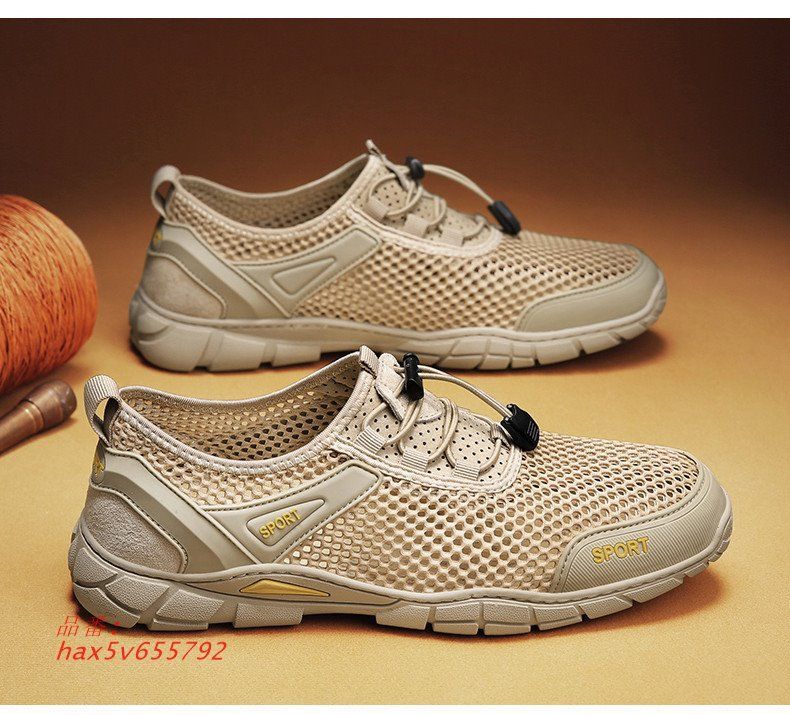 メッシュランニングスニーカー メンズ スリッポン 軽量 通気性