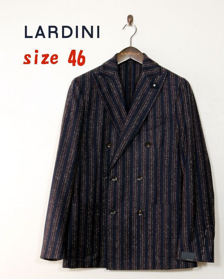 LARDINIラルディーニ テーラードダブルジャケット サイズ46 新品