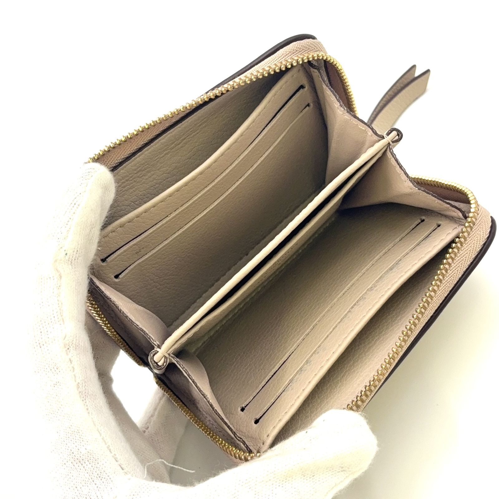 ルイヴィトン ジッピーコインパース ロックミー M80100 RFID ベージュ LOUIS VUITTON ルイヴィトン ロックミー ジッピーコインパース