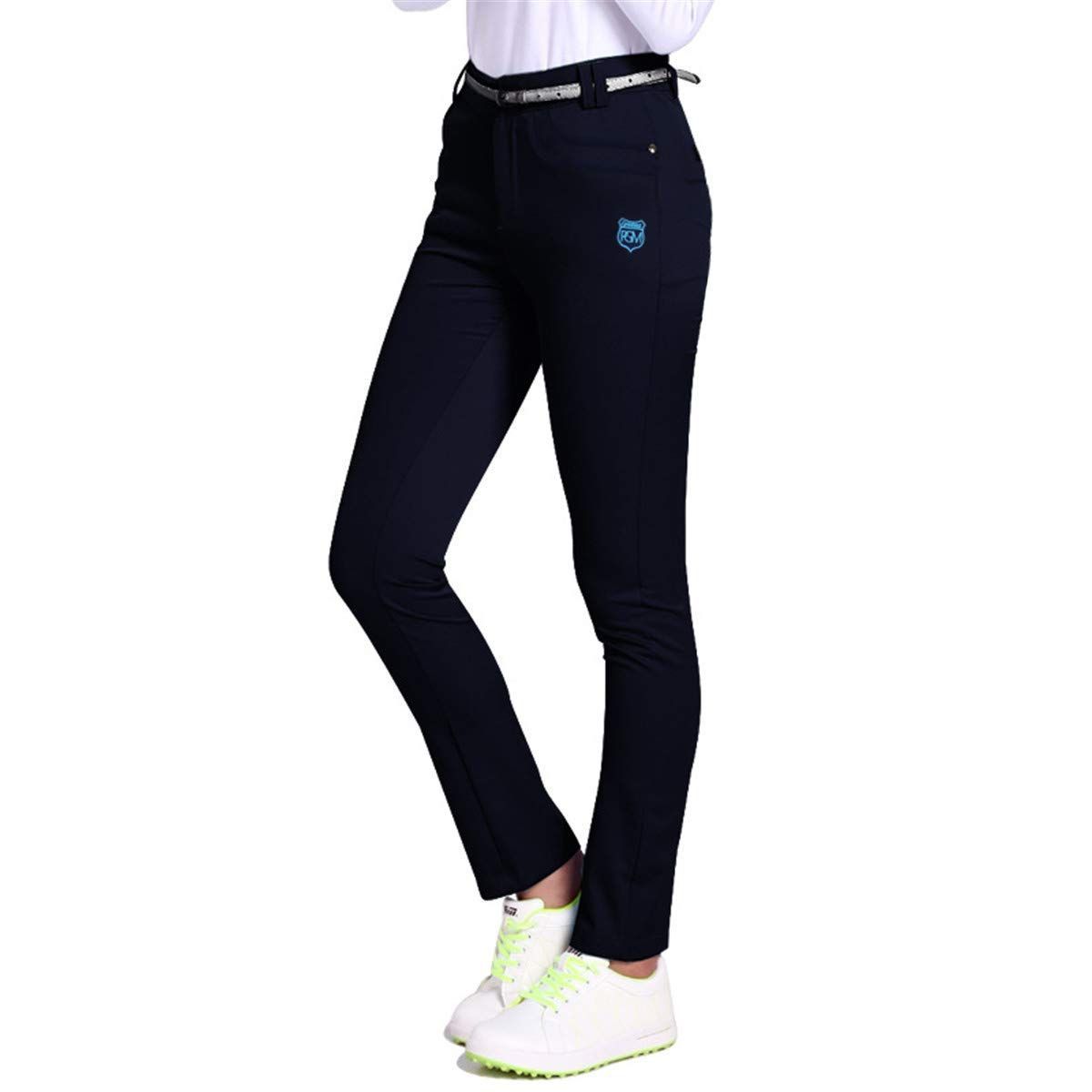 Size M_Color ネイビー Tenflow ゴルフパンツ ゴルフウェア レディース ストレッチ GOLF アウトドア スポーツパンツ 長ズボン ロングパンツ 春夏秋用 美脚 吸汗 速乾 運動着 カジュアルパンツ M ネイビー