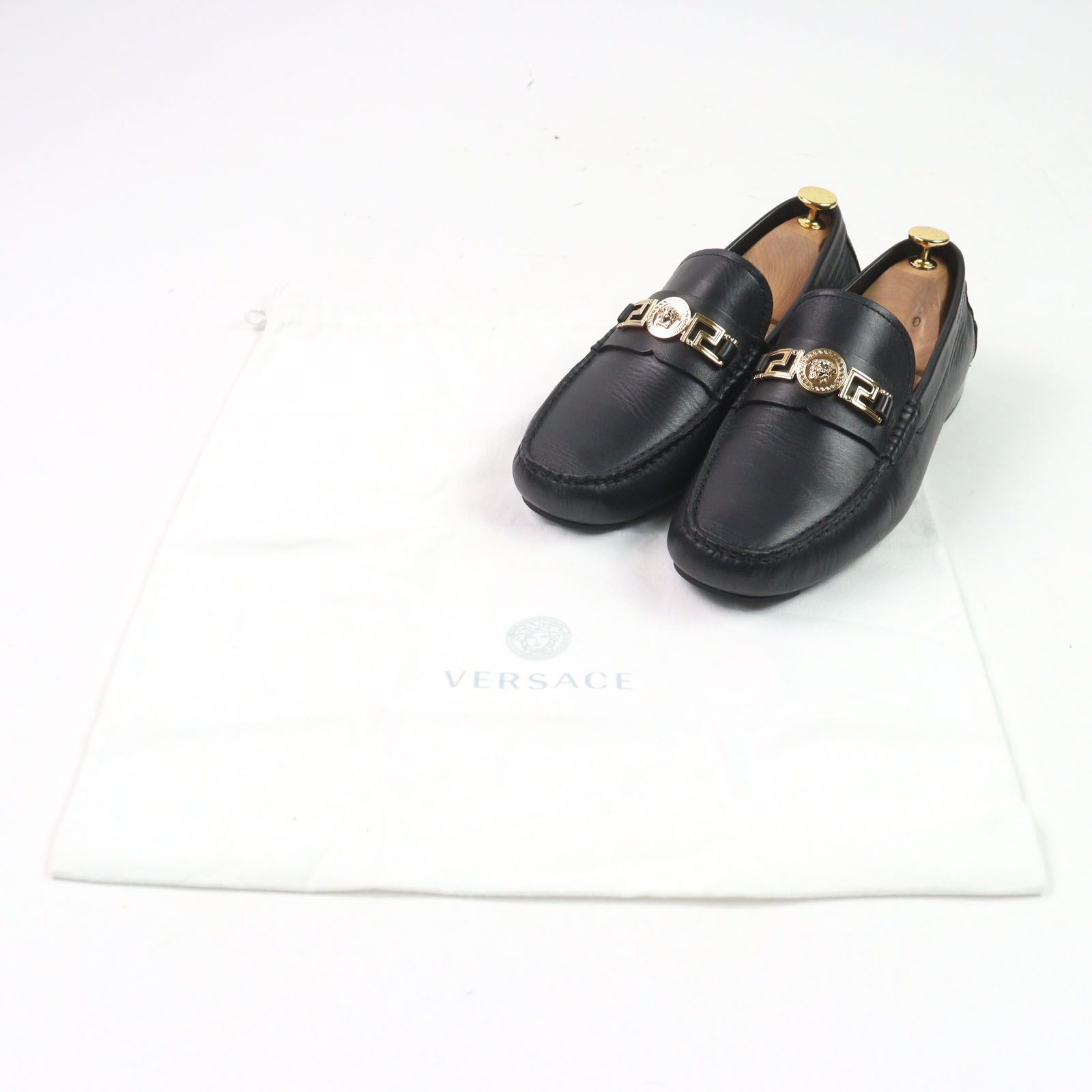 ドンドン見直し】美品○VERSACE ヴェルサーチ レザー メデューサ