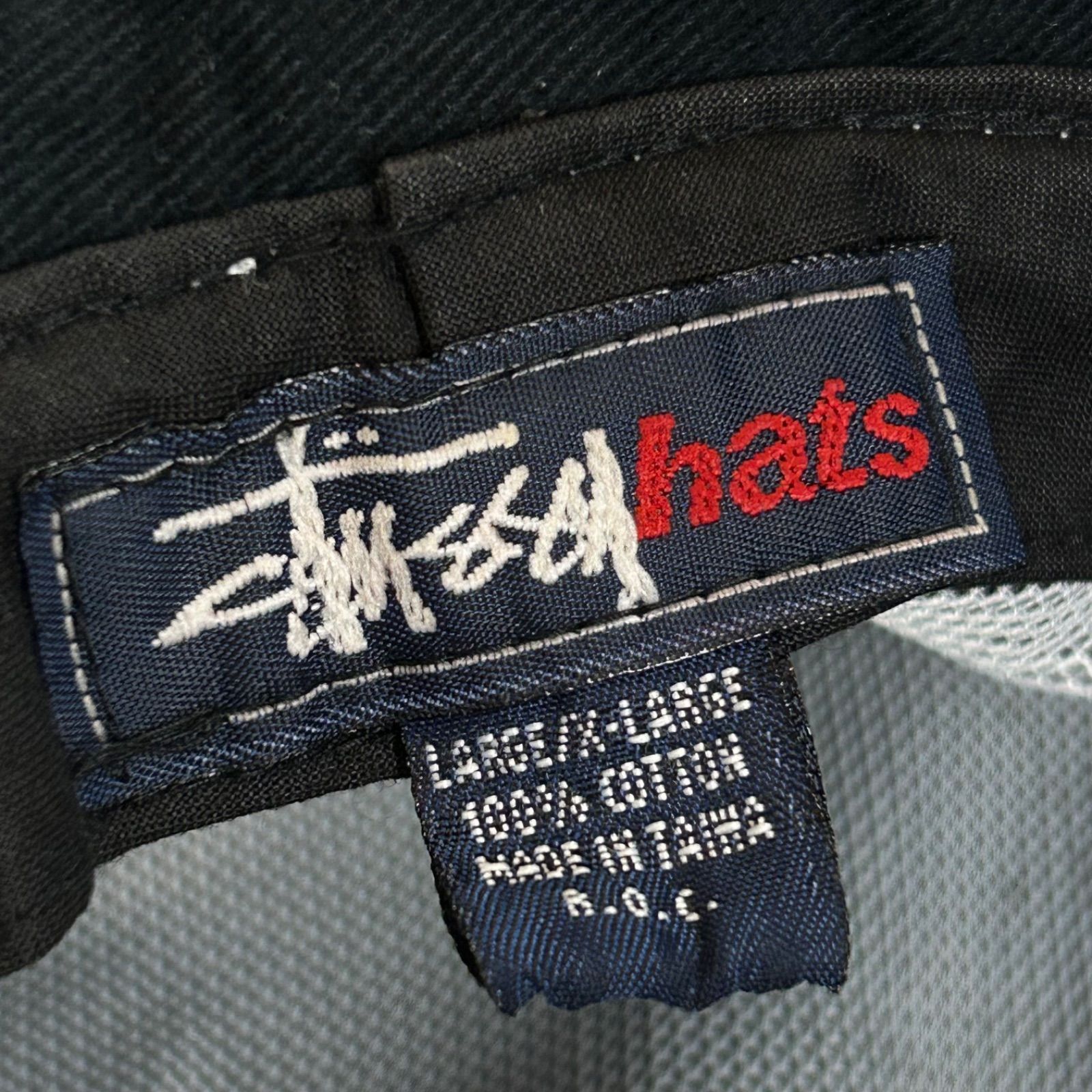 90s STUSSY HATS Shawn Stussy Logo Embroidery Bucket Hat