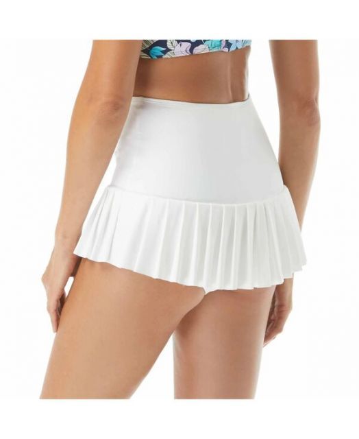ビーチハウス レディース スカート ボトムス Women s Swim Sophie Pleated Skirted Swim Bottom 100-white