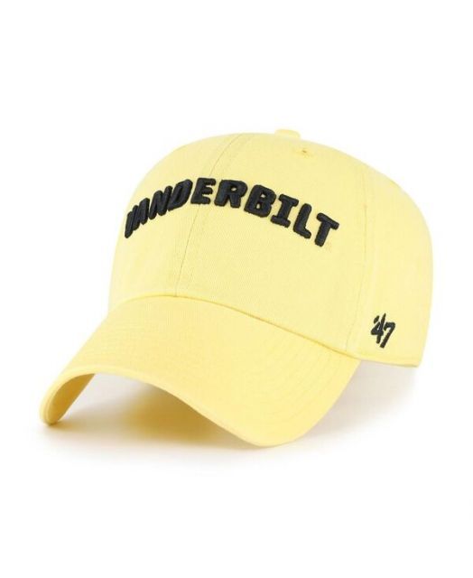 送料無料 47ブランド メンズ 帽子 アクセサリー Men s Maize Vanderbilt Commodores Clean Up Adjustable Hat Maize