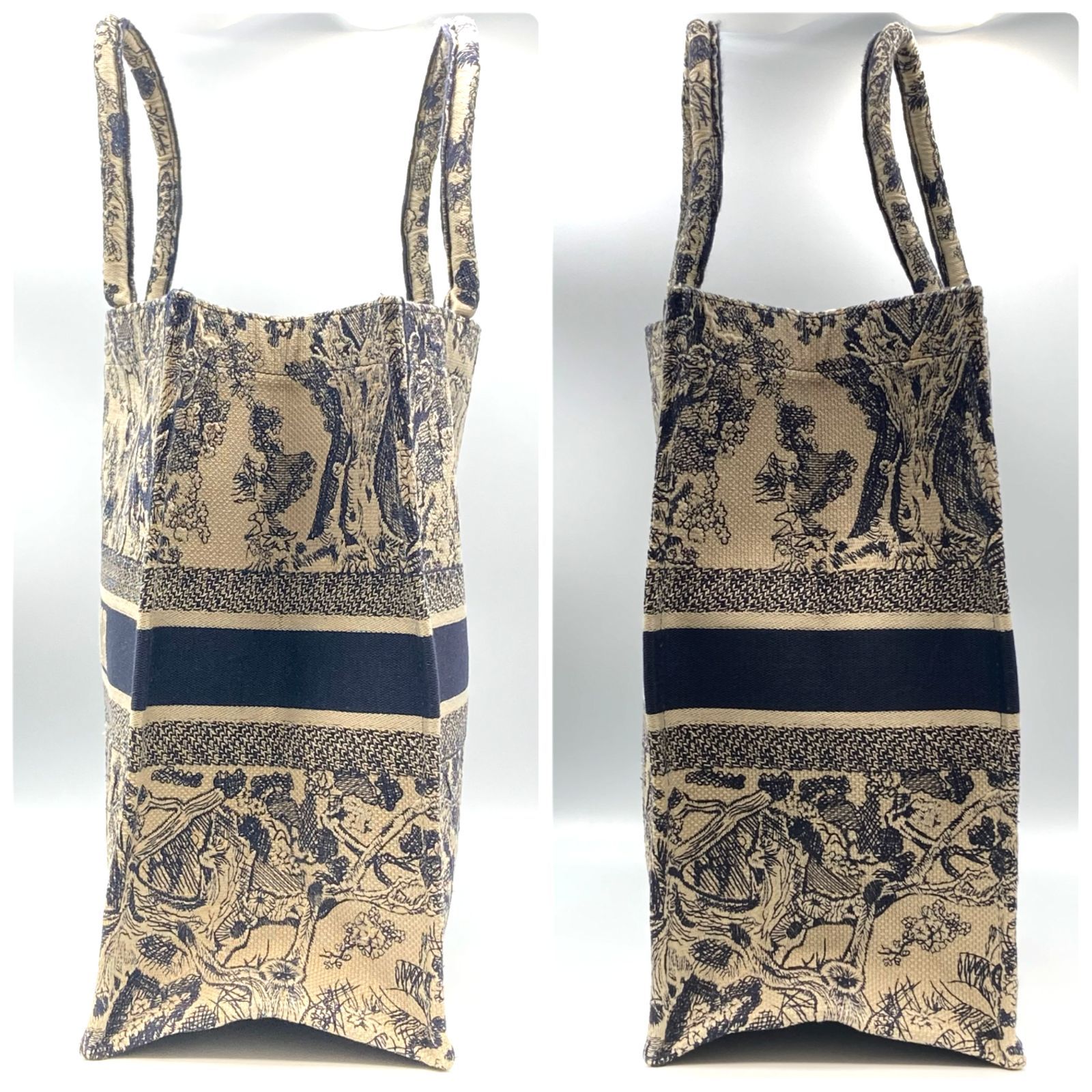 Dior ディオール Book Tote ブック トートバッグ ラージ トワル