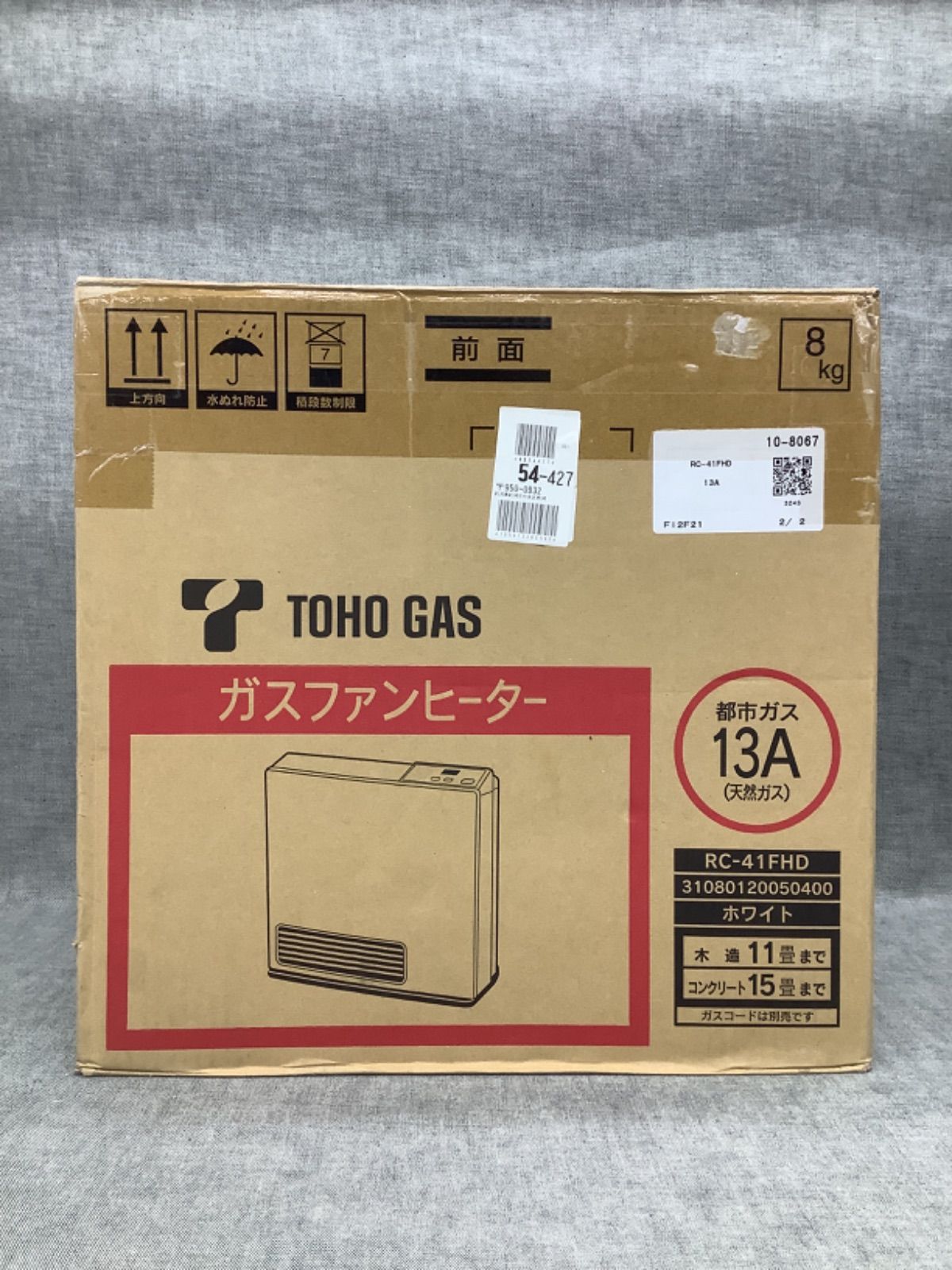 V MS24121404 ≪品≫ TOHO GAS ガスファンヒーター RC-41FHD 【公式通販】