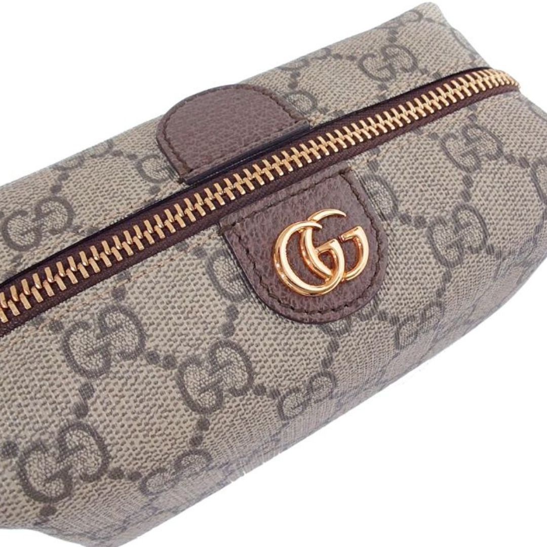 GUCCI グッチ GGスプリーム スクエア ポーチ コスメポーチ