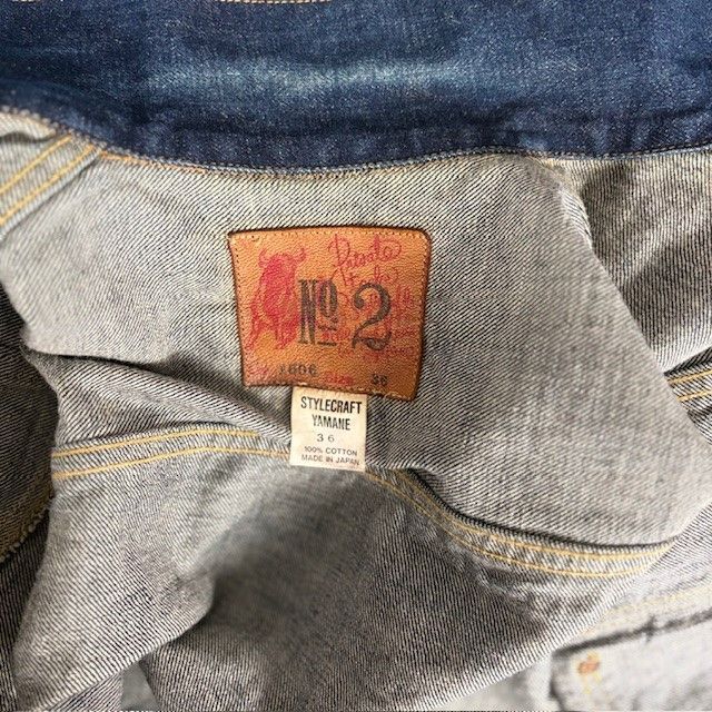 EVIS 初期 STYLECRAFT 水牛パッチ №2 lot1506 1stタイプ 赤耳