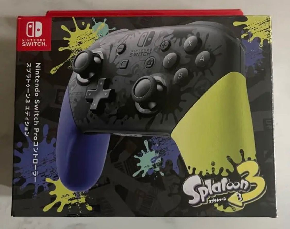 Switch 純正プロコン スプラトゥーン3 proコントローラー 新品未