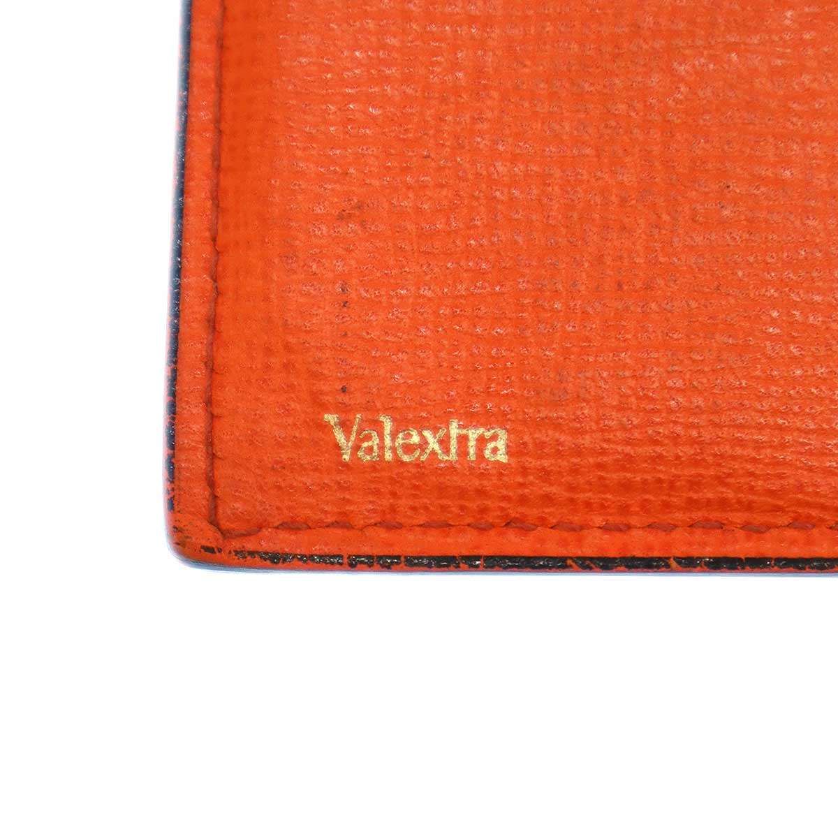 Valextra ヴァレクストラ 二つ折りウォレット 財布 オレンジ