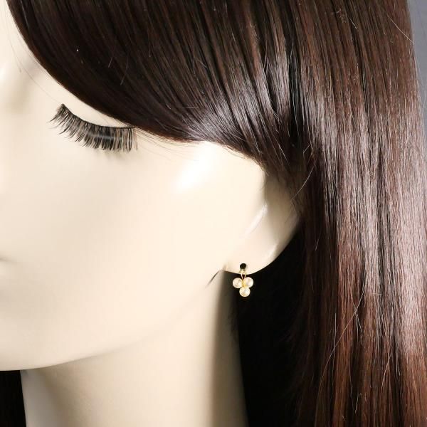 本当に信頼出来る店 ピアス K18YG Earring メルカリ - 総重量約0.7g パール（真珠） 真珠