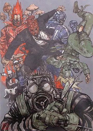 新品 ドロヘドロ キャンバスアート Amazon.co.jp: カイマン 会川 キャンバスアート8 P3号 ドロヘドロ原画