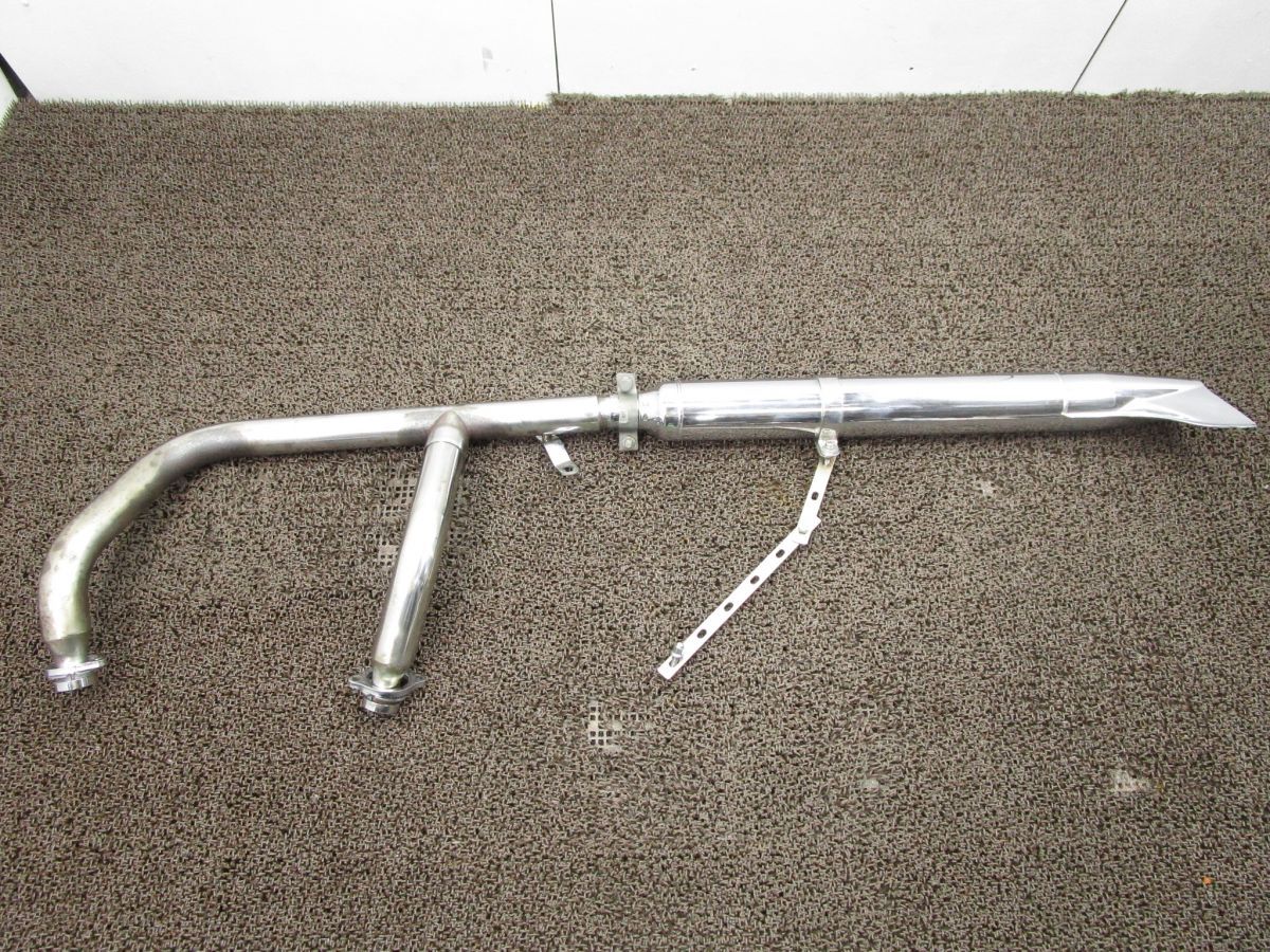 シャドウ400 社外 マフラー サイレンサー □H729 フィッシュ