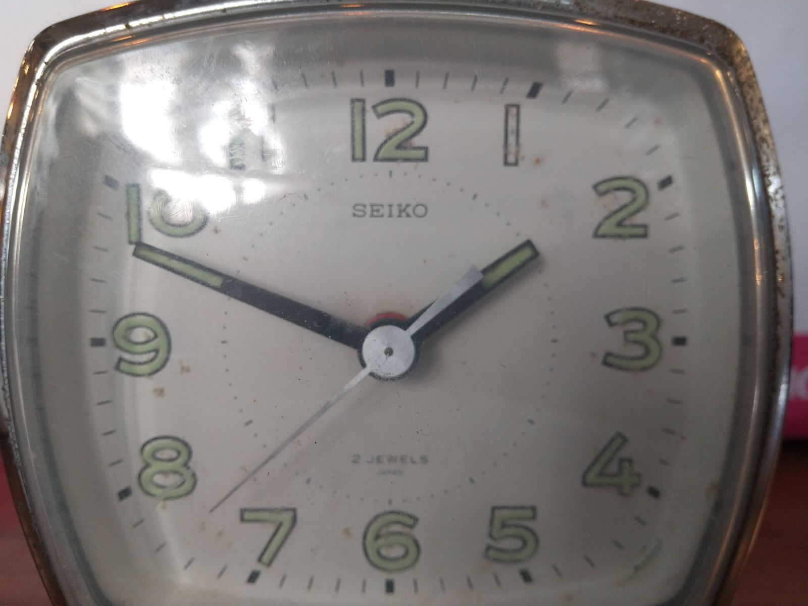 ♪SEIKO/オールドSEIKO/置時計/アンティーク/ジャンク品/動作未確認