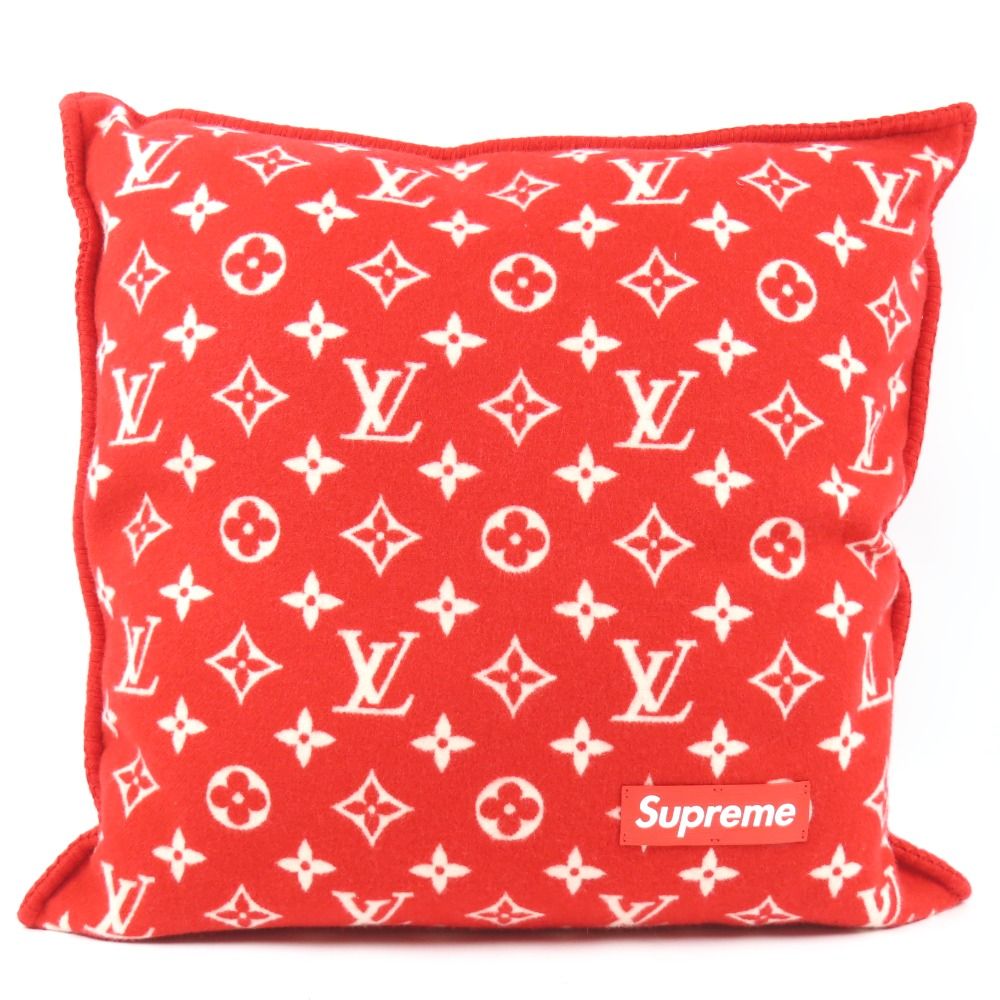 LOUIS VUITTON×Supreme/クッション/限定レア/ルイヴィトン LOUIS VUITTON - LOUIS VUITTON ルイ ヴィトン × SUPREME