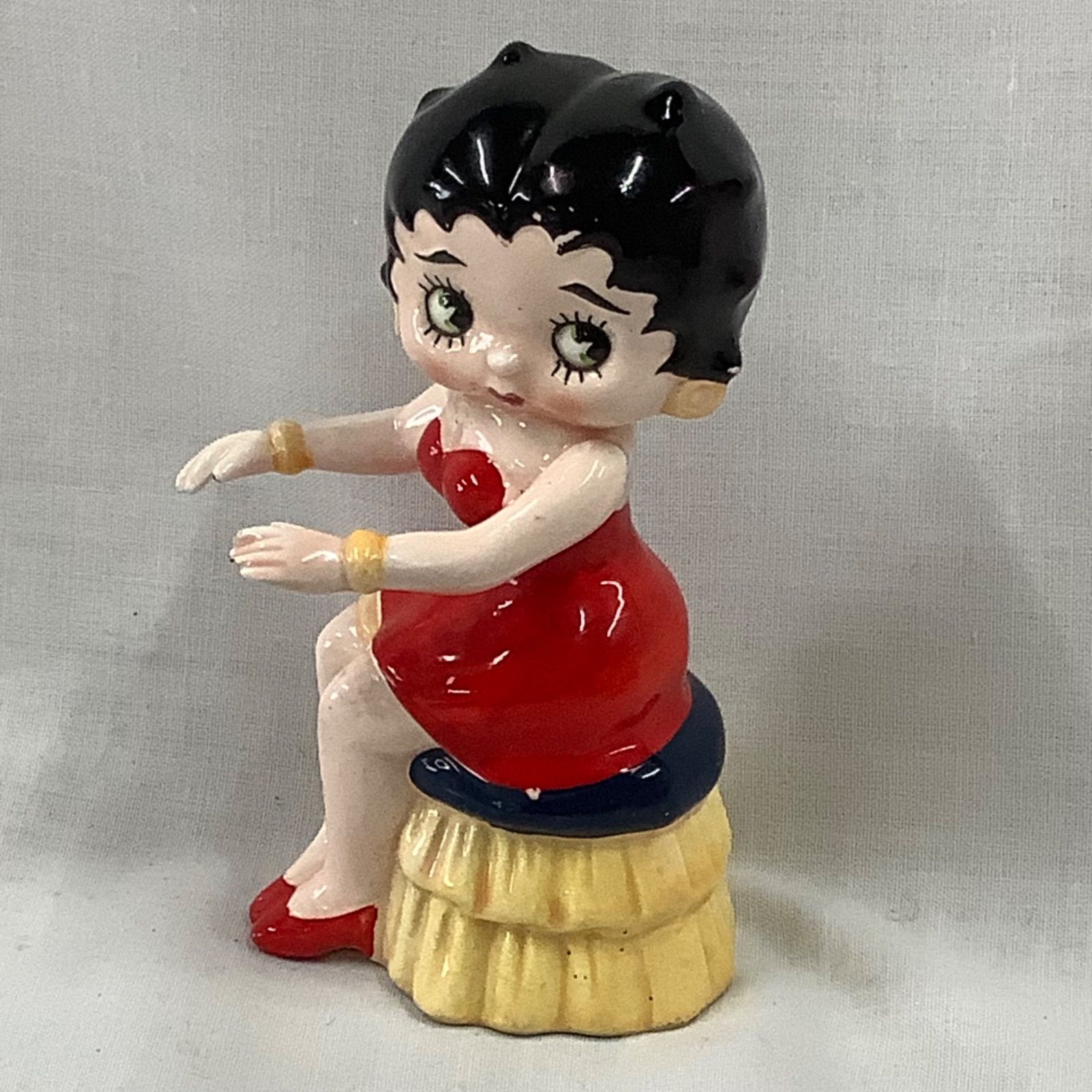 レトロ ベティちゃん 陶器 ミニサイズ 置物 ベティブープ Betty Boop B627 - メルカリ