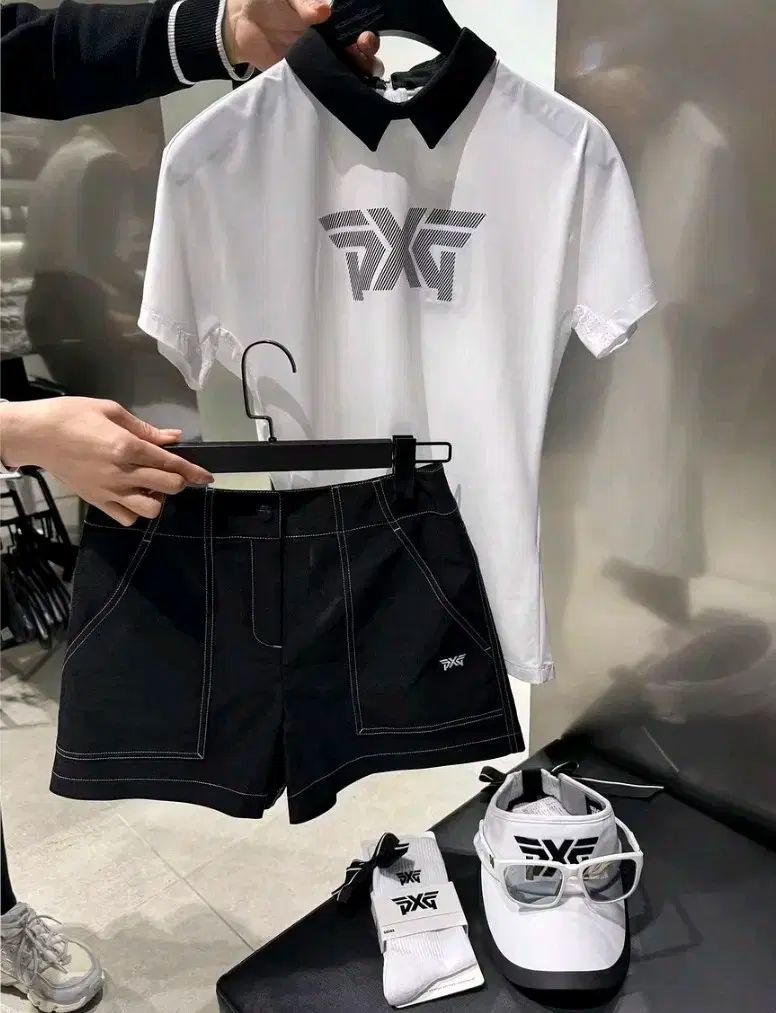 新品 PXG ゴルフ ウェア レディース ポロシャツ ハーフジップシャツ 黒 PXG ゴルフ ウェア レディース 半袖 シャツ ハーフジップ