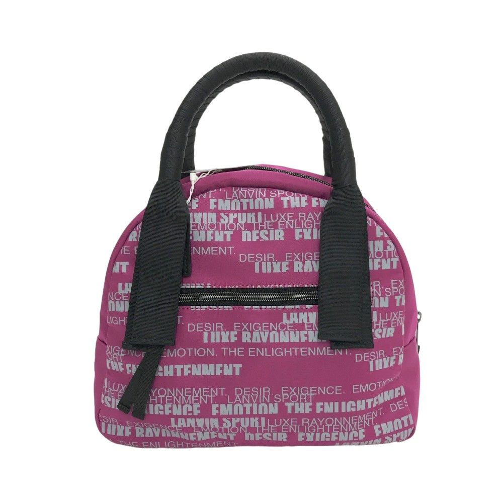 LANVIN SPORT ランバン スポール カートバッグ 総柄 ピンク系