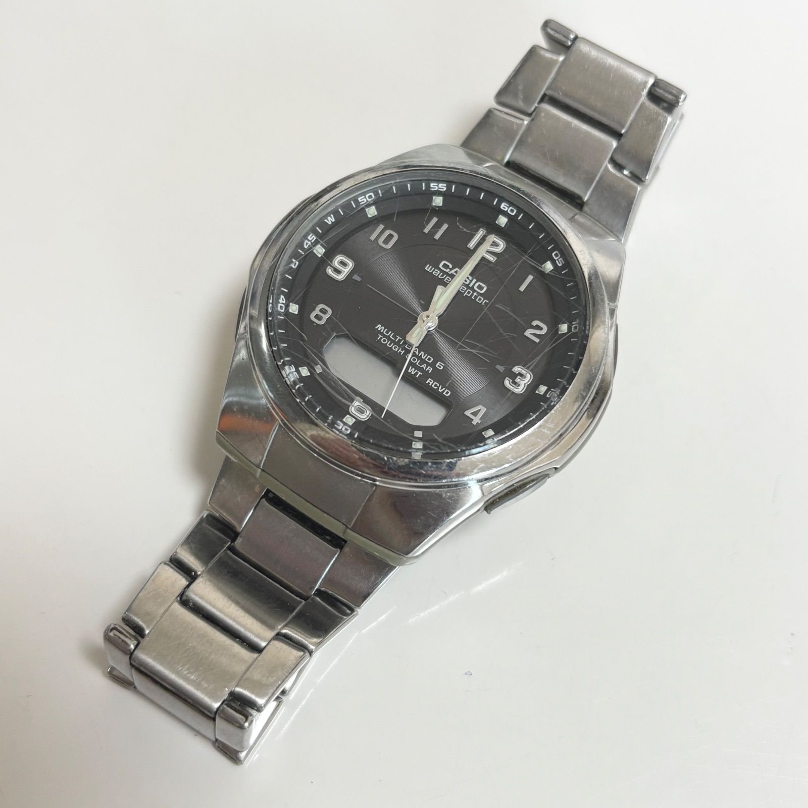 ジャンク品】CASIO WAVE CEPTOR 腕時計［動作未確認］ - メルカリ