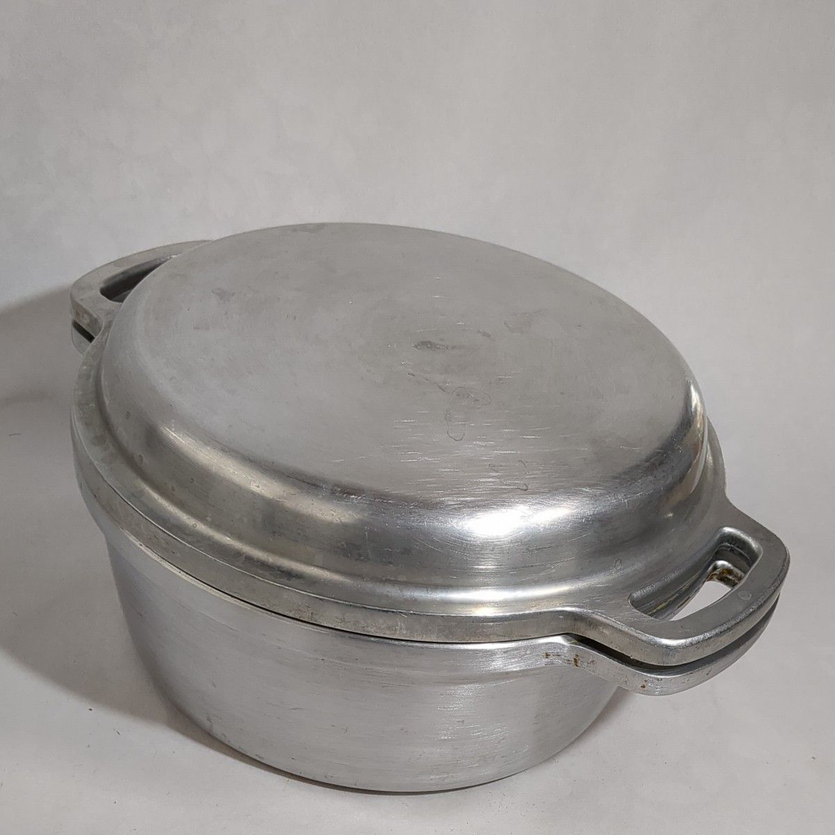 未使用無水鍋20cm 広島アルミニウム 未使用品ムスイ 無水鍋20cm