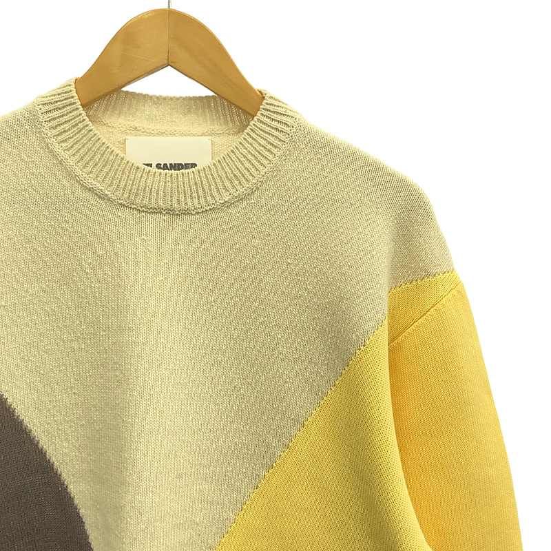 美品】 JIL SANDER / ジルサンダー | コットン マルチカラー クルー
