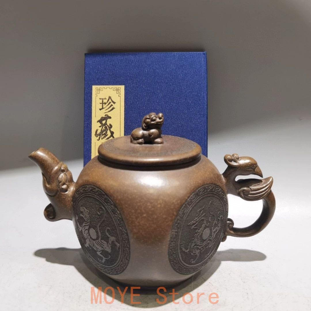 中国茶器 宜興 紫砂壷 四方兵書壺茶壺 煎茶道具 置物 IwaiLoft 本番 中国宜興 紫砂 茶壺 急須 オシャレ 紫砂壷 中国