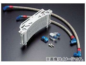 2輪 アクティブ アールズ ラウンドオイルクーラーキット ＃8 9インチ13段 シルバー 14037113 JAN：4538792013442 カワサキ Z1100GP