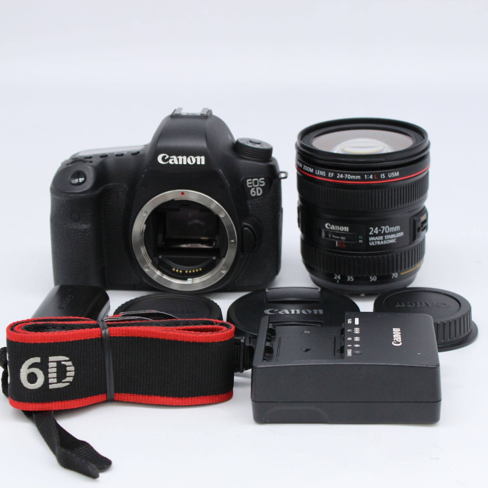 ショット数16105回。☆良品☆ CANON キヤノン EOS 6D EF24-70mm F4L IS 